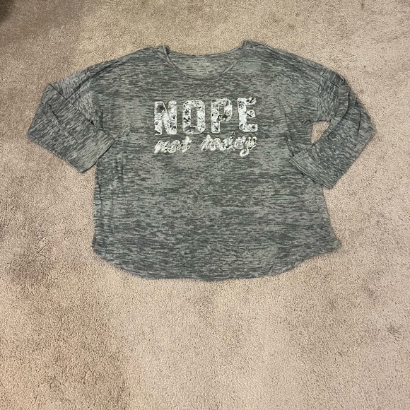 Lane Bryant “Nope Not Today” Graphic Tee - Picture 1 of 6